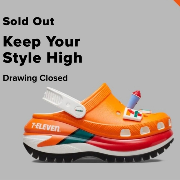 New 7-Eleven Mega Crush Crocs Limited Addition - Picture 4 of 7